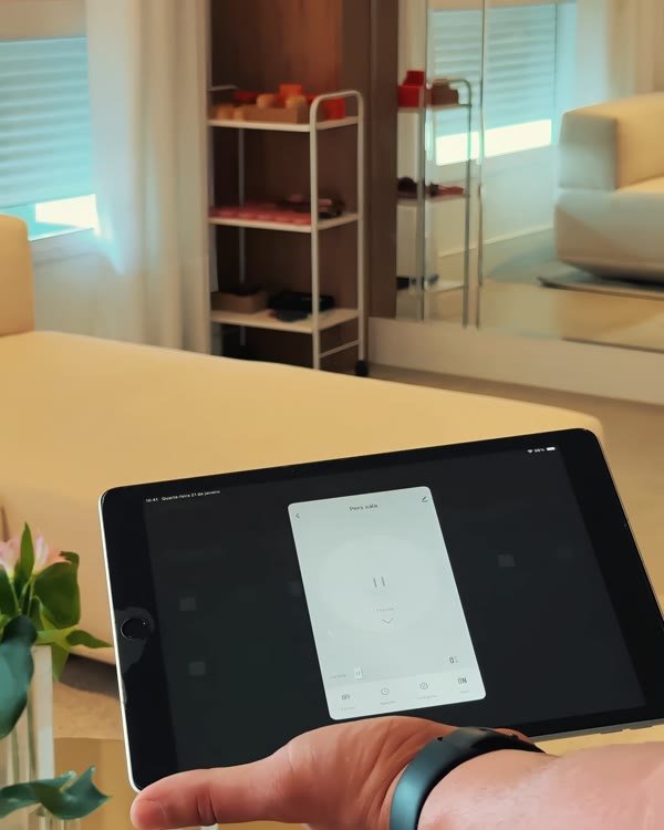 Controle da casa pelo tablet